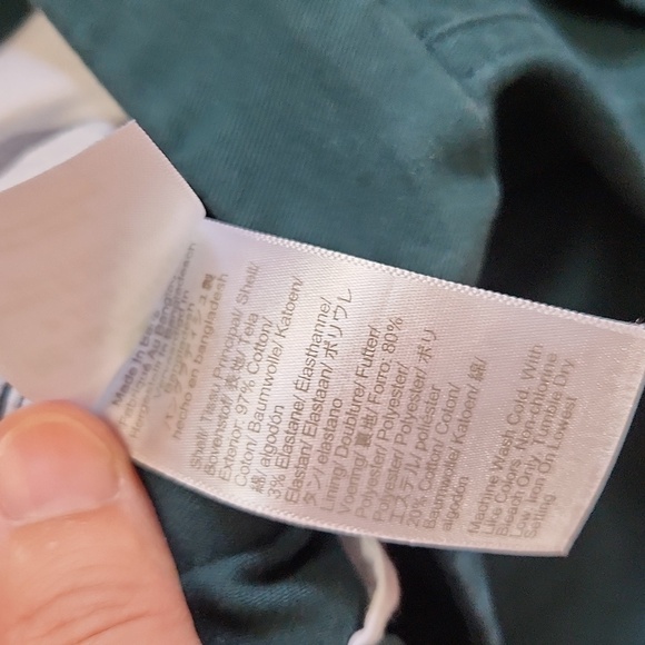 J. Crew High Rise Girlfriend Chino 4 Dark Teal - Picture 5 of 14